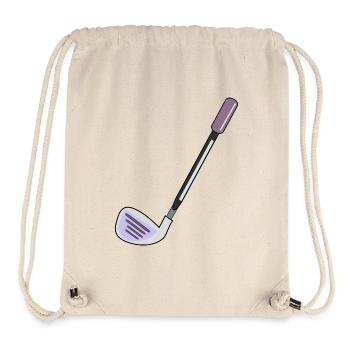 GOLFSCHLÄGER GOLFSPIELEN - Stanley/Stella recycelter Gym Bag - Naturweiß - Vorne