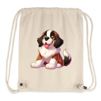 Saint Bernard 6 - Stanley/Stella Recycled Gym Bag - natural - Front
