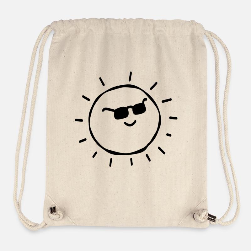 cool sun - Stanley/Stella Recycled Gym Bag - natural