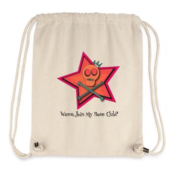 Möchten Sie My Bone Club beitreten? – Totenkopf-Stern! - Stanley/Stella recycelter Gym Bag - Naturweiß - Vorne