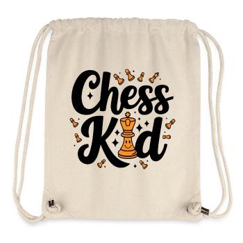 Chess Kid Chess Kids Dictons Citations - Sac à cordon recyclé Stanley/Stella - blanc naturel - Devant