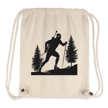 Biathlon Biathlete Winter Sports - Stanley/Stella Recycled Gym Bag - natural - Front