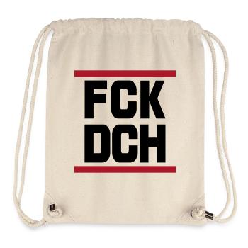 FCK DCH Fuck You Dire Citation - Sac à cordon recyclé Stanley/Stella - blanc naturel - Devant