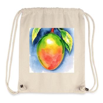 Mango Watercolor - Stanley/Stella Recycled Gym Bag - natural - Front