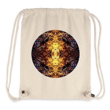 Mandala Nature Lumière dans la roche - Sac à cordon recyclé Stanley/Stella - blanc naturel - Devant