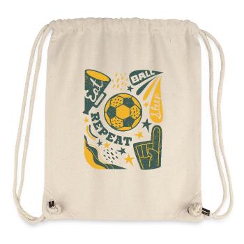 Soccer Life – Play, Ball, Repeat - Stanley/Stella Recycled Gym Bag - natural - Front