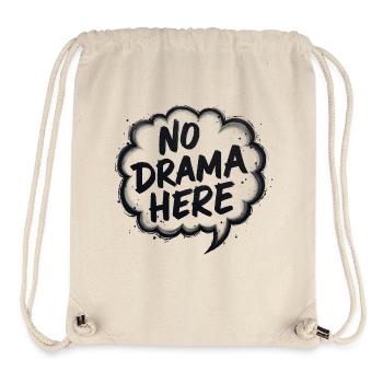 No Drama Here - Stanley/Stella Recycled Gym Bag - natural - Front