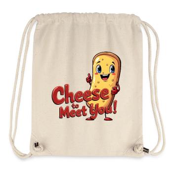 Cheese to Meet You! - Stanley/Stella Recycled Gym Bag - natural - Front