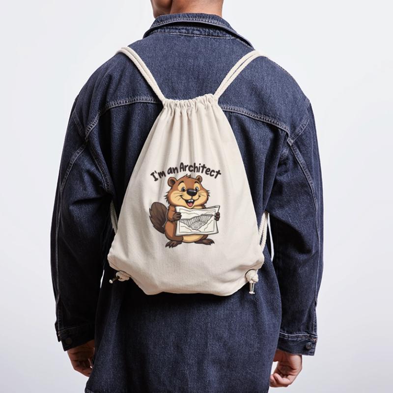 Biber Architect – Dam Builder Stanley/Stella Recycled Gym Bag