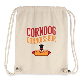 Corndog Connoisseur - Stanley/Stella Recycled Gym Bag - natural - Front