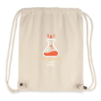 Chemically Unstable... with Coffee - Stanley/Stella Recycled Gym Bag - natural - Front
