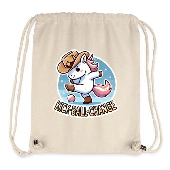 Line Dance Unicorn Country - Stanley/Stella Recycled Gym Bag - natural - Front