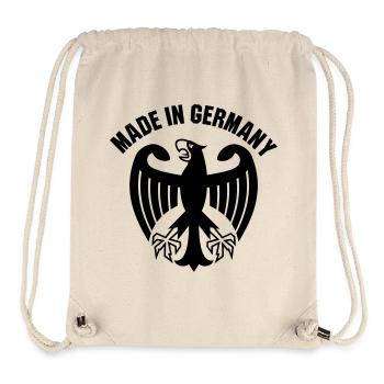 Fabriqué en Allemagne - Sac à cordon recyclé Stanley/Stella - blanc naturel - Devant