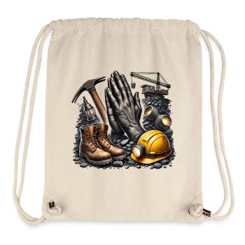Mining is life - Stanley/Stella Recycled Gym Bag - natural - Front