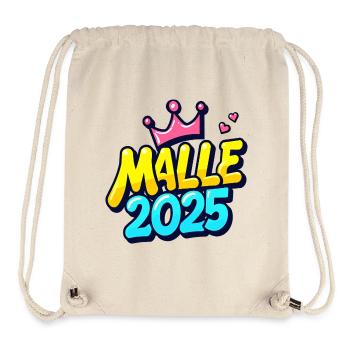Malle 2025 Mallorca-Fans Sprüche - Stanley/Stella recycelter Gym Bag - Naturweiß - Vorne