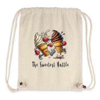 Der süße Wettkampf / Eiscreme - Stanley/Stella recycelter Gym Bag - Naturweiß - Vorne