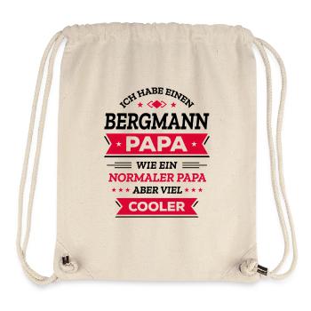BERGMANN PAPA - COOLER ALS NORMAL, VATERTAG, HELD - Stanley/Stella recycelter Gym Bag - Naturweiß - Vorne