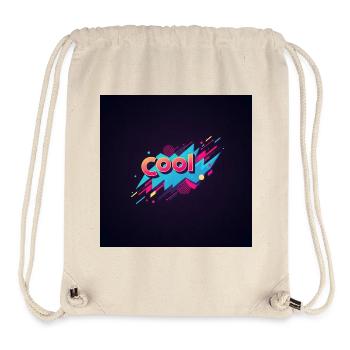 Abstrakt und Cool: Dein nächster Blickfang - Stanley/Stella recycelter Gym Bag - Naturweiß - Vorne