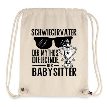 Schwiegervater – Der Mythos, die Legende, der Baby - Stanley/Stella recycelter Gym Bag - Naturweiß - Vorne