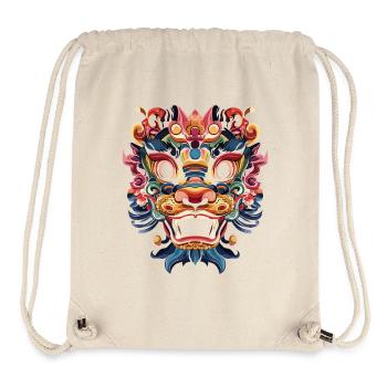 Oni, japanischer Dämon - Stanley/Stella recycelter Gym Bag - Naturweiß - Vorne