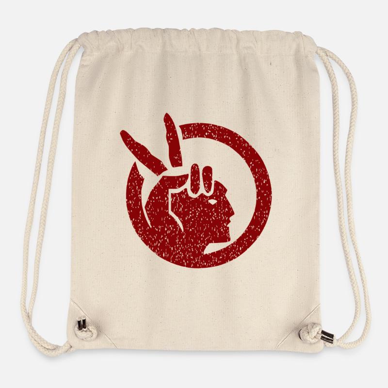 Flagge der American Indian Movement - Stanley/Stella recycelter Gym Bag - Naturweiß