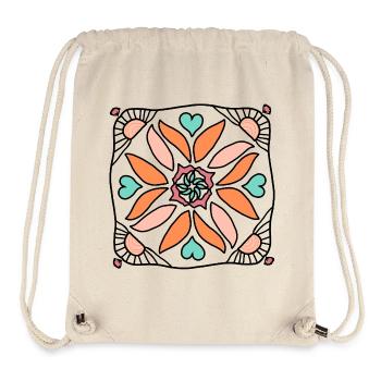 Sonnen Mandala - Stanley/Stella recycelter Gym Bag - Naturweiß - Vorne