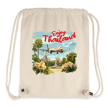 Enjoy Thailand - Stanley/Stella Recycled Gym Bag - natural - Front