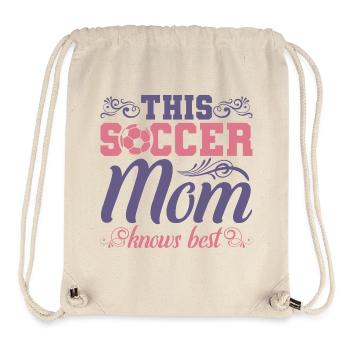 Fußball Mom - Stanley/Stella recycelter Gym Bag - Naturweiß - Vorne