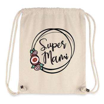 Super Mami - Stanley/Stella recycelter Gym Bag - Naturweiß - Vorne