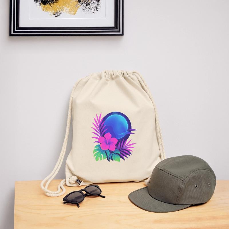 Neon Tropic Moon Stanley/Stella recycelter Gym Bag