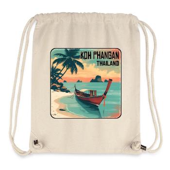 Koh Phangan Thailand - Stanley/Stella recycelter Gym Bag - Naturweiß - Vorne