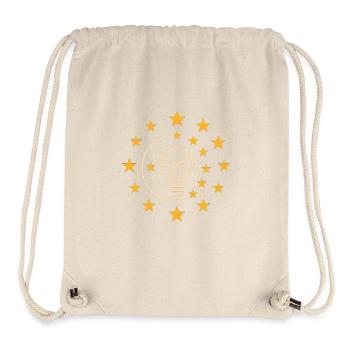 Creative light bulb with star wreath - Stanley/Stella Recycled Gym Bag - natural - Front
