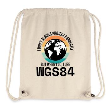 GIS Mapping Geospatial Data Analysis Cartography - Stanley/Stella Recycled Gym Bag - natural - Front