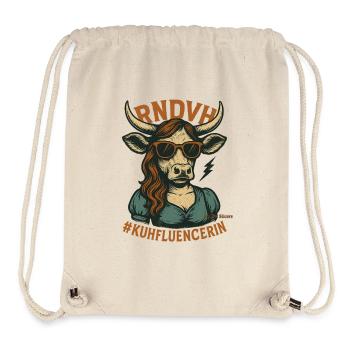 Kuhfluencerin - Stanley/Stella recycelter Gym Bag - Naturweiß - Vorne