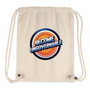 Become Ungovernable - Stanley/Stella recycelter Gym Bag - Naturweiß - Vorne