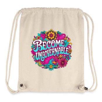 Become Ungovernable - Stanley/Stella recycelter Gym Bag - Naturweiß - Vorne