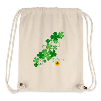 St. Patrick´s Day - Stanley/Stella recycelter Gym Bag - Naturweiß - Vorne