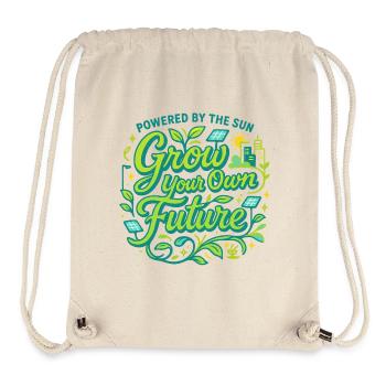 Grow Your Own Future - Stanley/Stella Recycled Gym Bag - natural - Front