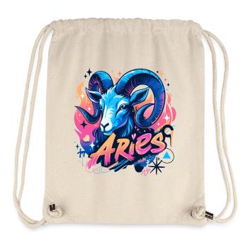 Widder – Sternzeichen – 🔮 ♈ - Stanley/Stella recycelter Gym Bag - Naturweiß - Vorne