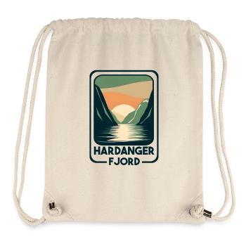 Hardanger Fjord - Stanley/Stella Recycled Gym Bag - natural - Front