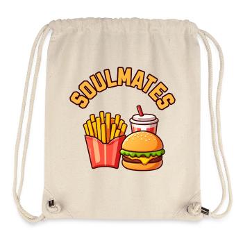 Soulmates Burger Fries Soda - Stanley/Stella Recycled Gym Bag - natural - Front