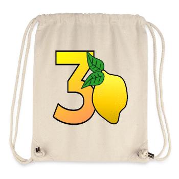 30th Birthday - Thirty - Stanley/Stella Recycled Gym Bag - natural - Front