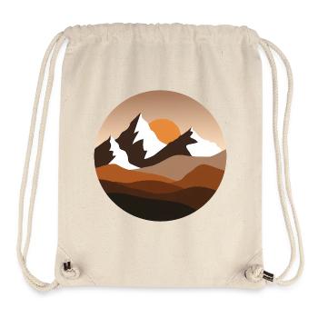 Naturwanderung und Berglandschaft - Stanley/Stella recycelter Gym Bag - Naturweiß - Vorne