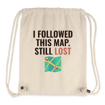 I Followed This Map Still Lost Funny GIS - Stanley/Stella Recycled Gym Bag - natural - Front