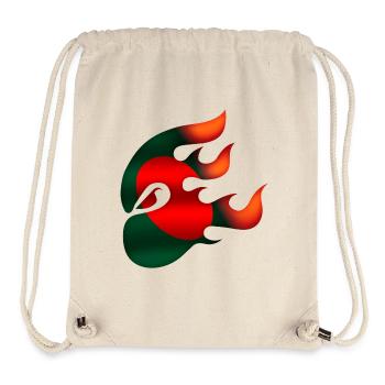 Drapeau du Bangladesh - Bangladesh - Ninja - Sac à cordon recyclé Stanley/Stella - blanc naturel - Devant