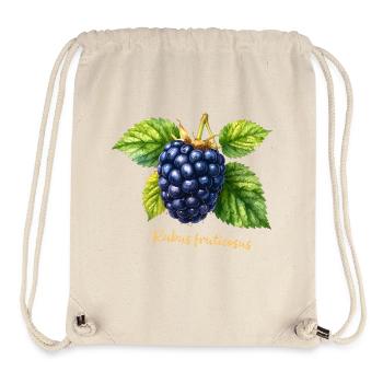 Brombeere – Botanisches Aquarell im Vintage-Stil - Stanley/Stella recycelter Gym Bag - Naturweiß - Vorne