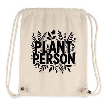 plant person - Stanley/Stella recycelter Gym Bag - Naturweiß - Vorne