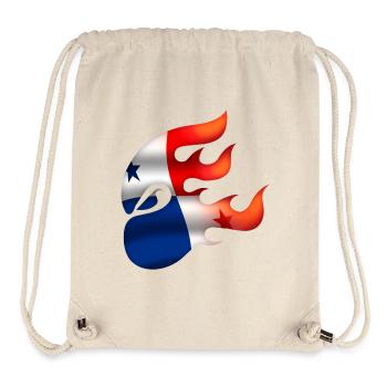 Panama Flag - Panama - Ninja - Stanley/Stella Recycled Gym Bag - natural - Front