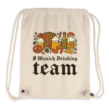 Münchner Biergarten Fest Design - Stanley/Stella recycelter Gym Bag - Naturweiß - Vorne