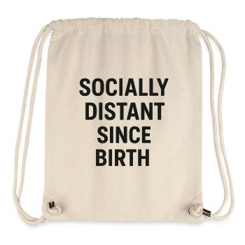 Socially Distant Since Birth - Stanley/Stella Recycled Gym Bag - natural - Front